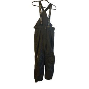 Hard Corps Snow Coveralls Goretex Sz 10 W/ Removable Bib Vintage Pants Black